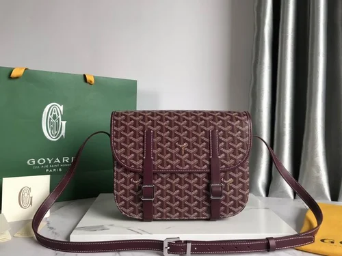 Goyard Original Postman Bag Authentic Coated Canvas Luxury