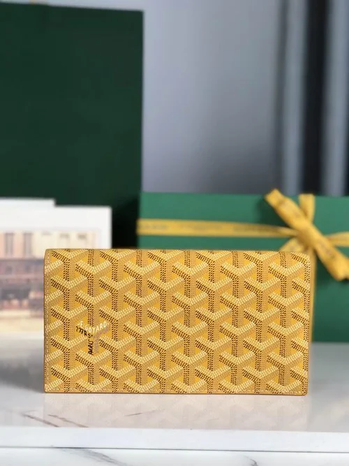 Goyard Original Wallet Authentic Coated Canvas Luxury