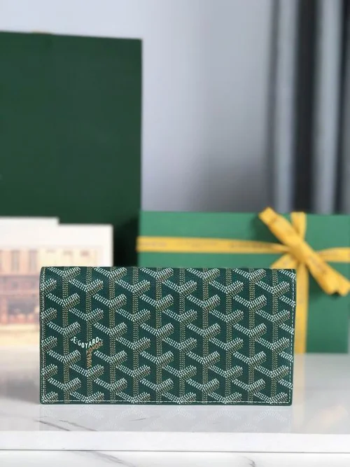 Goyard Original Wallet Authentic Coated Canvas Luxury