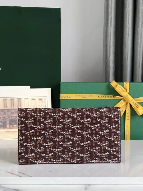 Goyard Original Wallet Authentic Coated Canvas Luxury