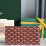 Goyard Original Wallet Authentic Coated Canvas Luxury