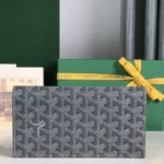 Goyard Original Wallet Authentic Coated Canvas Luxury