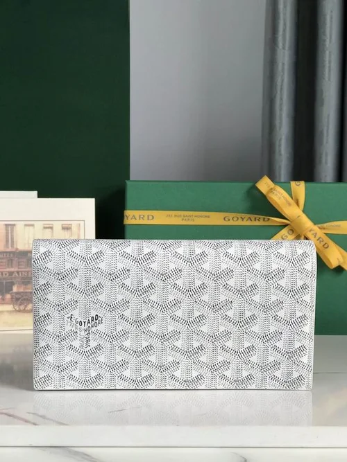 Goyard Original Wallet Authentic Coated Canvas Luxury