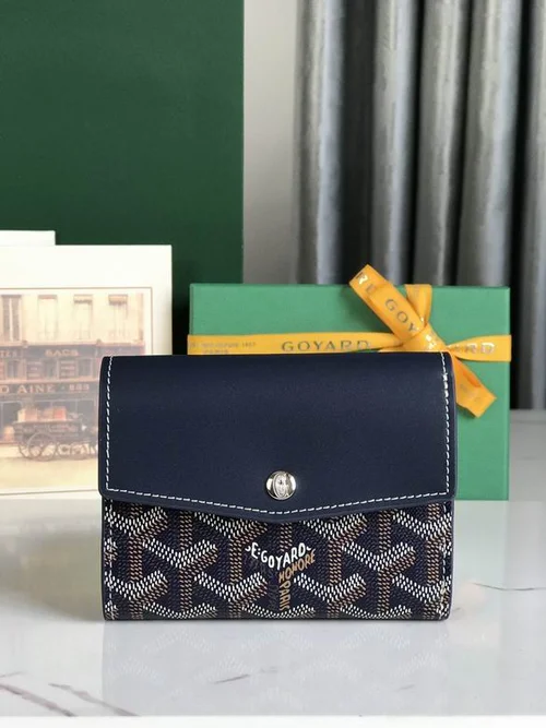 Goyard Original Wallet Authentic Coated Canvas Luxury