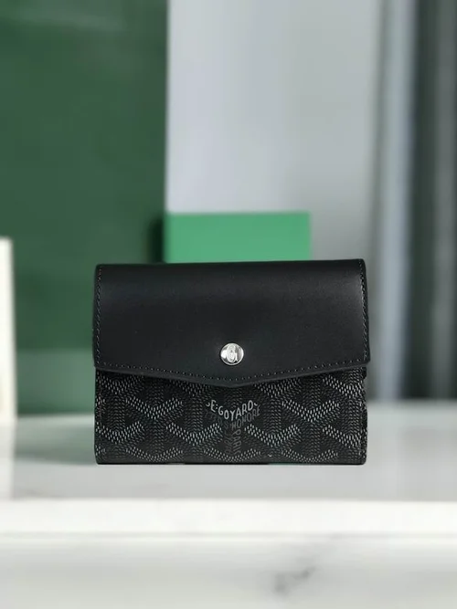 Goyard Original Wallet Authentic Coated Canvas Luxury