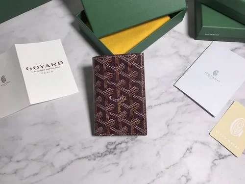 Goyard Original Wallet Authentic Coated Canvas Luxury