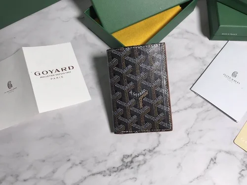 Goyard Original Wallet Authentic Coated Canvas Luxury