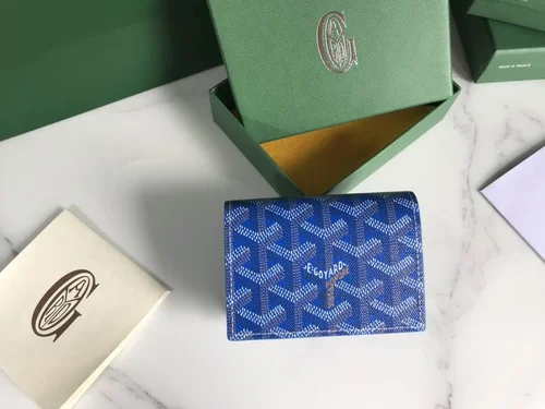 Goyard Original Wallet Authentic Coated Canvas Luxury