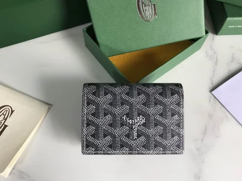 Goyard Original Wallet Authentic Coated Canvas Luxury