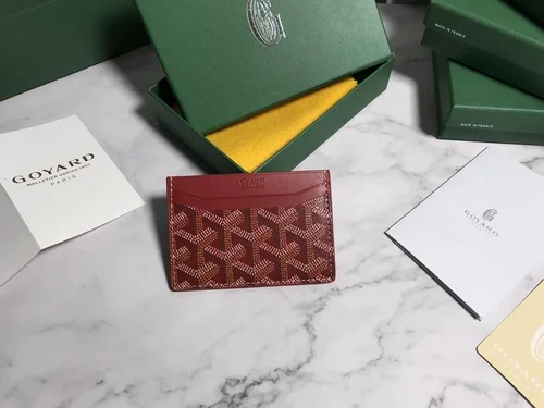 Goyard Original Wallet Authentic Coated Canvas Luxury