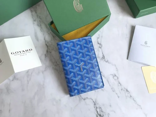 Goyard Original Wallet Authentic Coated Canvas Luxury