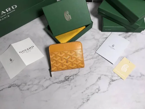 Goyard Original Wallet Authentic Coated Canvas Luxury