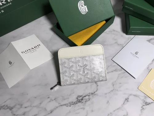 Goyard Original Wallet Authentic Coated Canvas Luxury