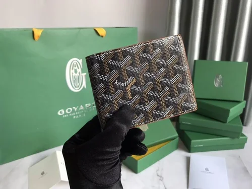 Goyard Original Wallet Authentic Coated Canvas Luxury