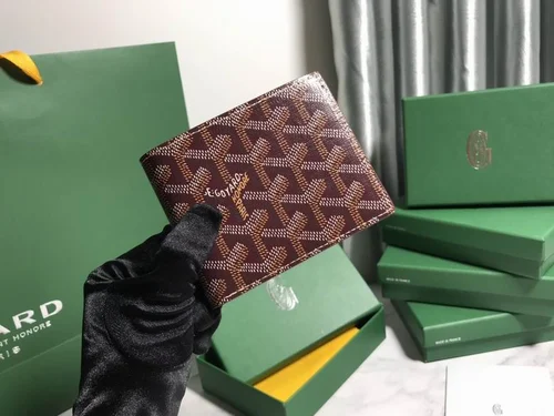 Goyard Original Wallet Authentic Coated Canvas Luxury