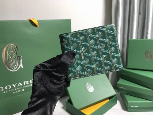 Goyard Original Wallet Authentic Coated Canvas Luxury