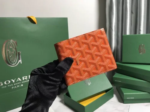 Goyard Original Wallet Authentic Coated Canvas Luxury