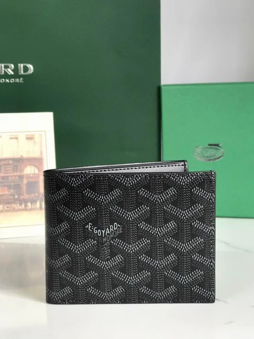 Goyard Original Wallet Authentic Coated Canvas Luxury