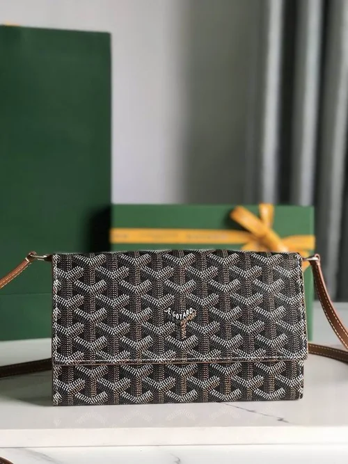 Goyard Original Wallet Authentic Coated Canvas Luxury
