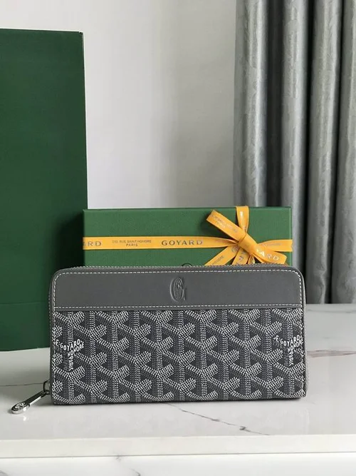 Goyard Original Wallet Authentic Coated Canvas Luxury