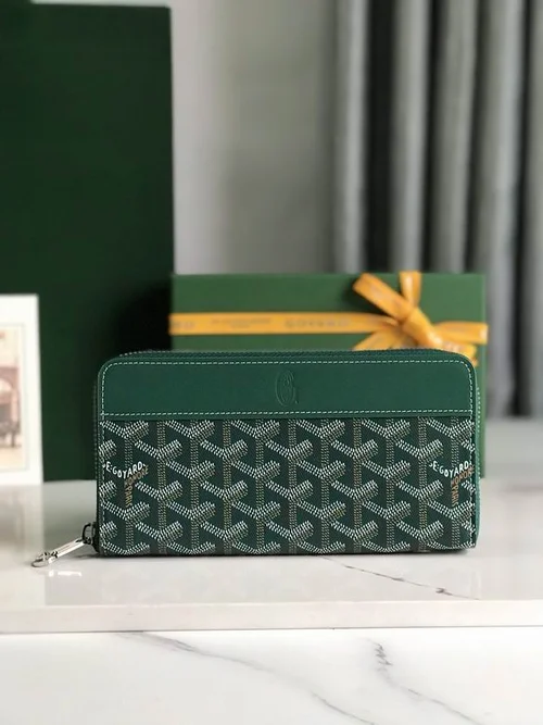 Goyard Original Wallet Authentic Coated Canvas Luxury