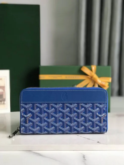 Goyard Original Wallet Authentic Coated Canvas Luxury