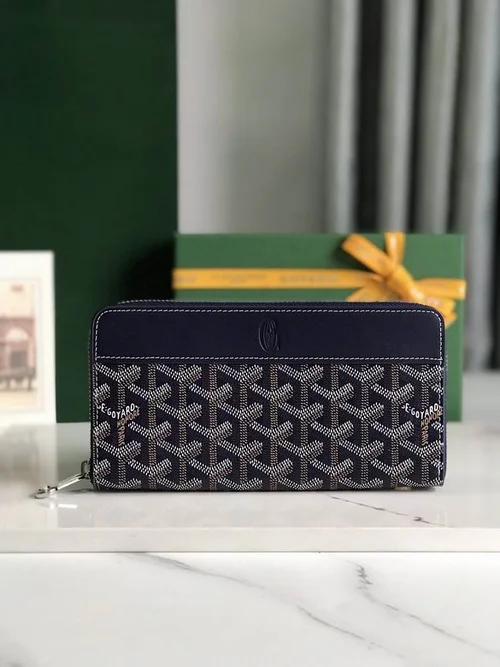 Goyard Original Wallet Authentic Coated Canvas Luxury