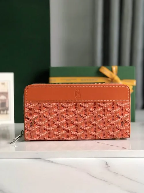 Goyard Original Wallet Authentic Coated Canvas Luxury