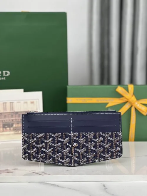 Goyard Original Wallet Authentic Coated Canvas Luxury