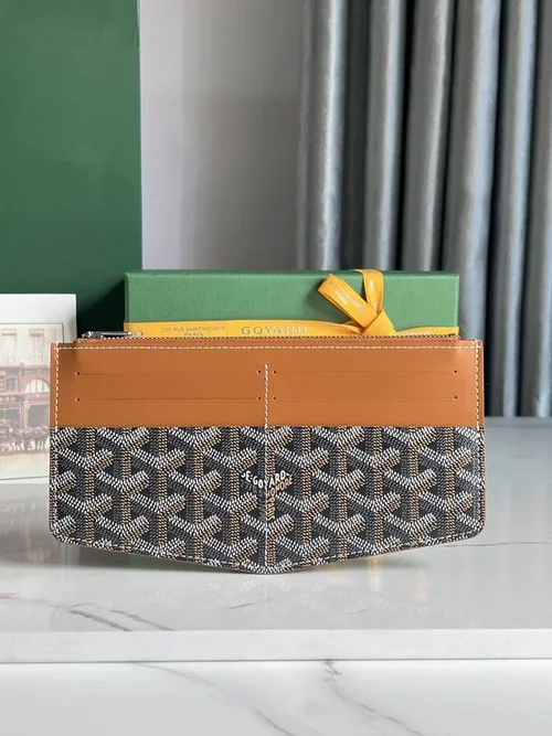 Goyard Original Wallet Authentic Coated Canvas Luxury