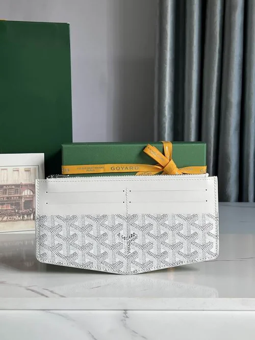 Goyard Original Wallet Authentic Coated Canvas Luxury