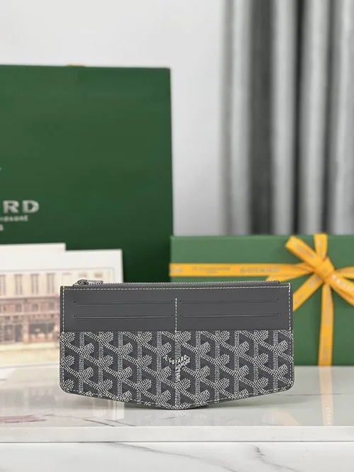 Goyard Original Wallet Authentic Coated Canvas Luxury