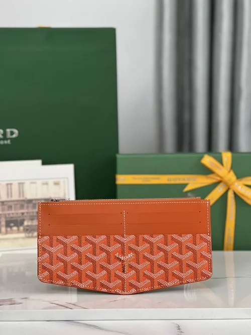 Goyard Original Wallet Authentic Coated Canvas Luxury