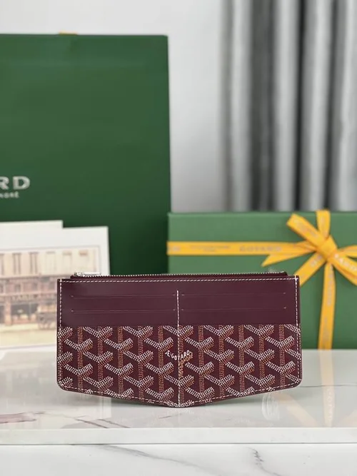Goyard Original Wallet Authentic Coated Canvas Luxury