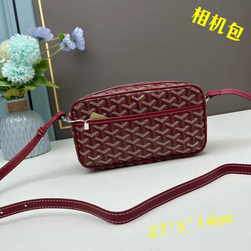 11 Goyard Camera Bag Small Crossbody Women Luxury Coated Canvas