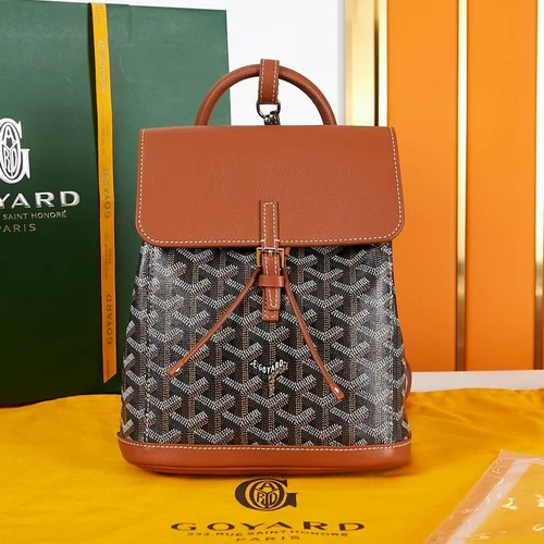 Goyard Large Backpack Women Men Luxury Coated Canvas