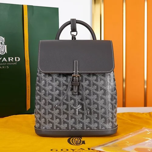Goyard Large Backpack Women Men Luxury Coated Canvas