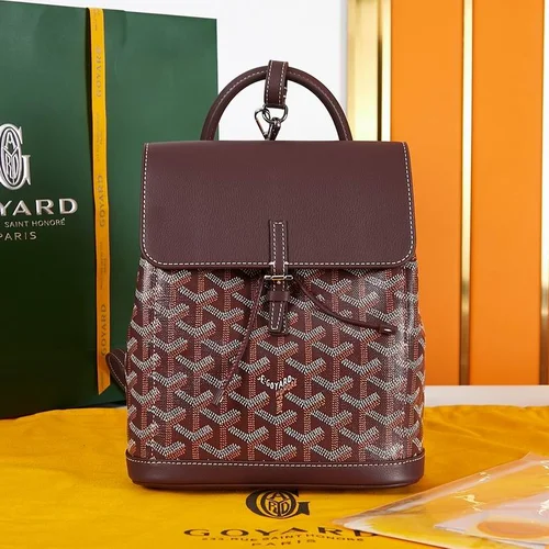 Goyard Large Backpack Women Men Luxury Coated Canvas