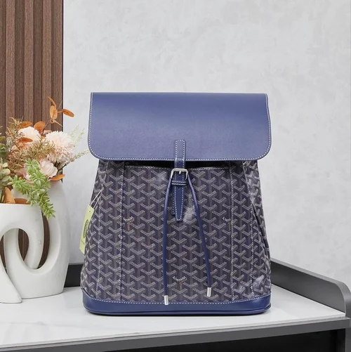 Goyard Large Backpack Women Men Luxury Coated Canvas