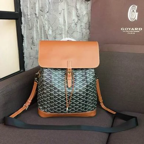Goyard Large Backpack Women Men Luxury Coated Canvas