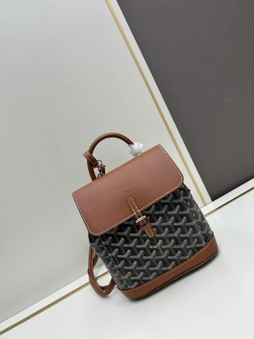 Goyard Large Backpack Women Men Luxury Coated Canvas