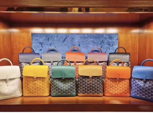 Goyard Large Backpack Women Men Luxury Coated Canvas