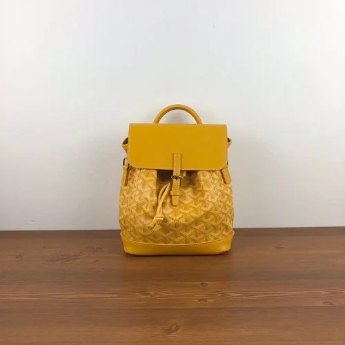 Goyard Large Backpack Women Men Luxury Coated Canvas