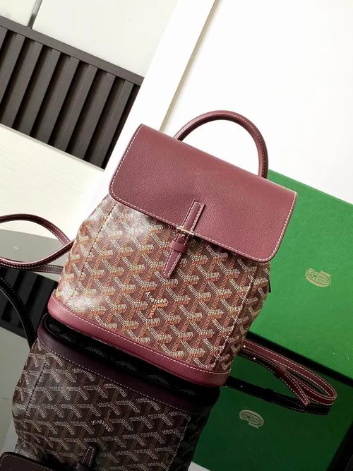 Goyard Large Backpack Women Men Luxury Coated Canvas