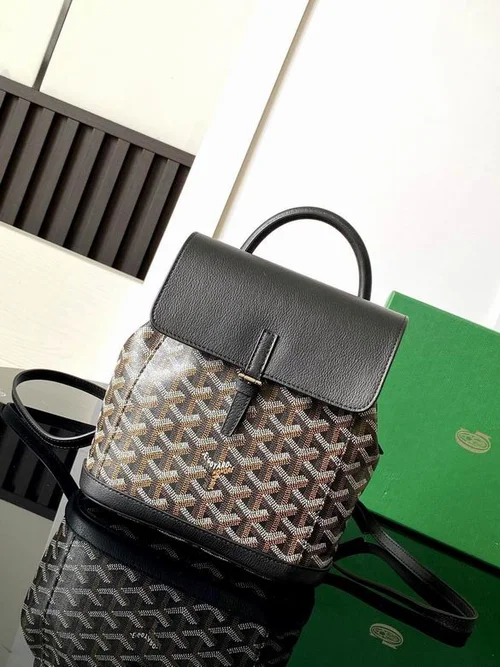 Goyard Large Backpack Women Men Luxury Coated Canvas