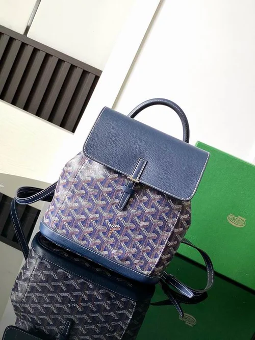 Goyard Large Backpack Women Men Luxury Coated Canvas