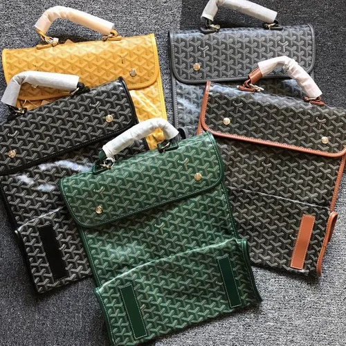 Goyard Large Backpack Women Men Luxury Coated Canvas