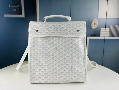 Goyard Large Backpack Women Men Luxury Coated Canvas
