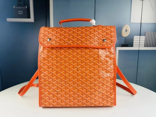 Goyard Large Backpack Women Men Luxury Coated Canvas