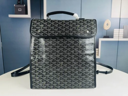 Goyard Large Backpack Women Men Luxury Coated Canvas